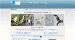 Desktop Screenshot of eastberksrspb.org.uk